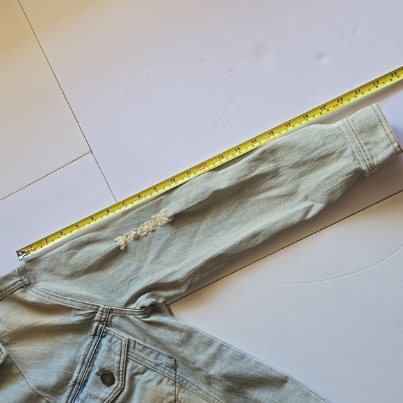 Bibisama "Hagane" Anime Inspired Streetwear Unisex Demin Jacket Size 1 - Picture 2 of 16